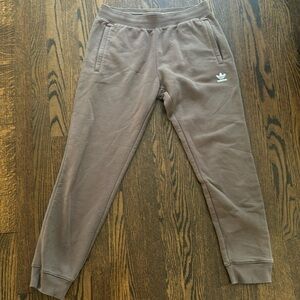 Brown Adidas joggers